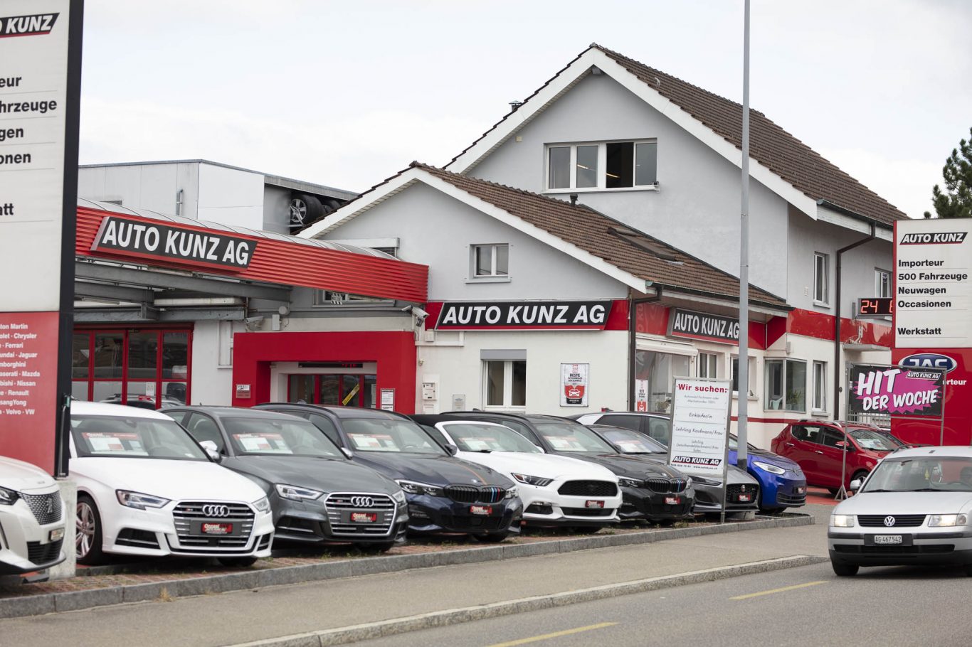 Autoimport Schweiz - Auto Kunz AG mit den schweizweit tiefsten Preisen